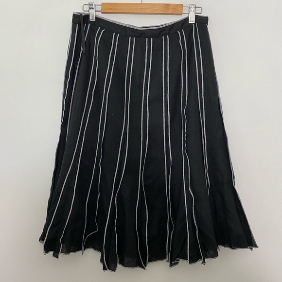 Carole Little Linen Midi skirt - Picture 1 of 6